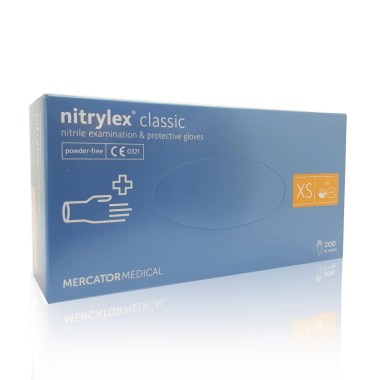 Перчатки нитриловые Mercator Medical Nitrylex BASIC, S, 200 шт